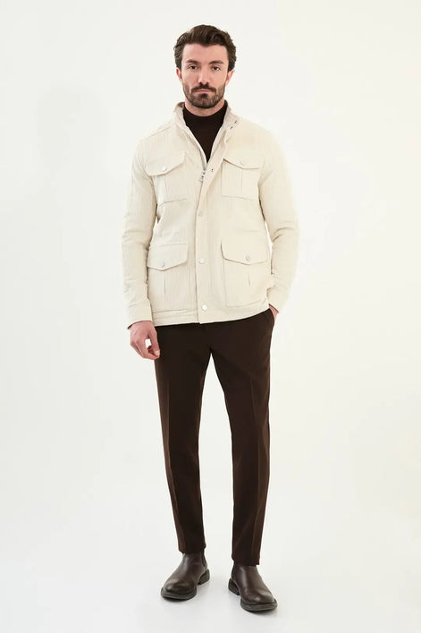 Off White Wool Jacket