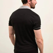 Marina Pattern Grey Polo Shirt