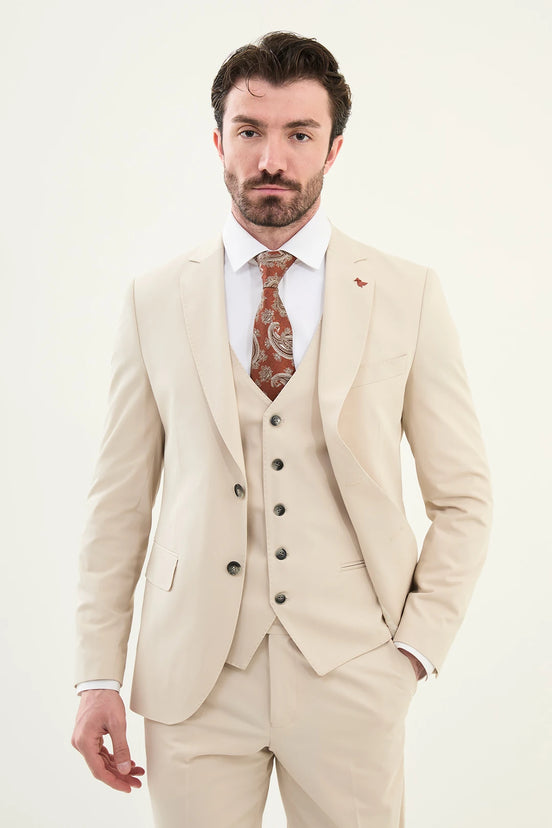Beige Suit