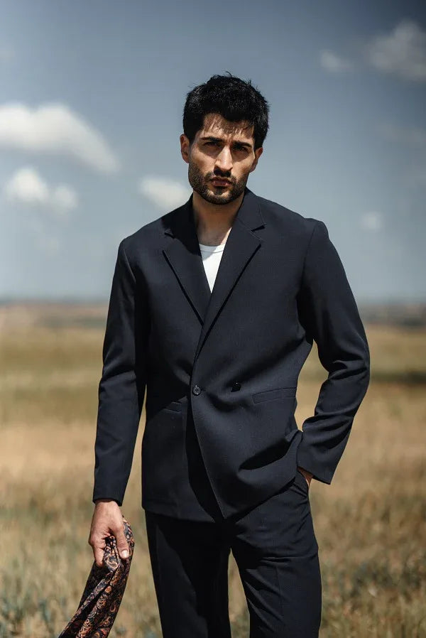 Marion Navy Blue 2 Piece Suit