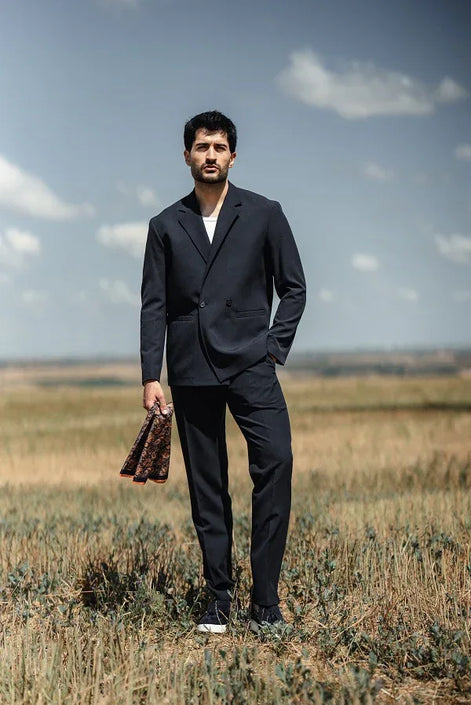 Marion Navy Blue 2 Piece Suit