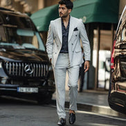 Marion Blue Double Breasted Suit