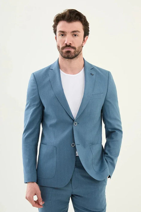 Marion Blue Mens Summer Suit