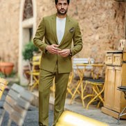 Marion Chain Olive Green Suit