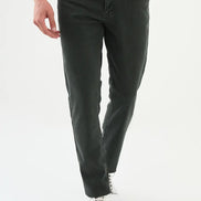 Dark Gray Striped Jeans