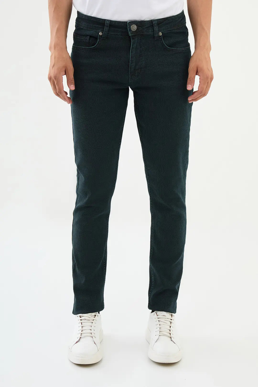Dark Khaki Slim Fit Jeans
