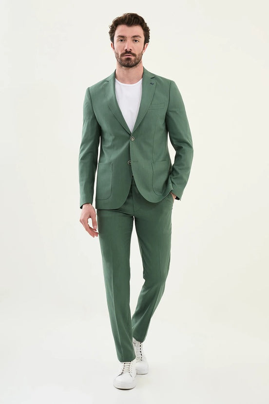 Green Mens Summer Suit