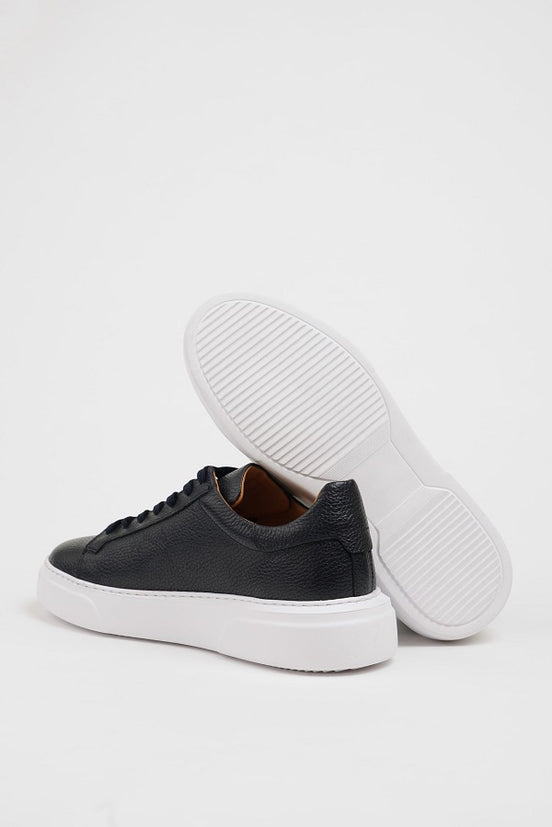 Men's Dark Blue Low Top Sneakers