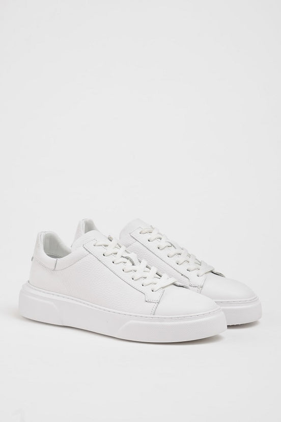 Men's White Low Top Sneakers