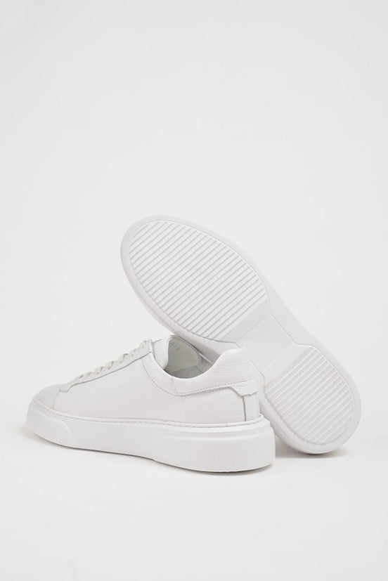 Men's White Low Top Sneakers