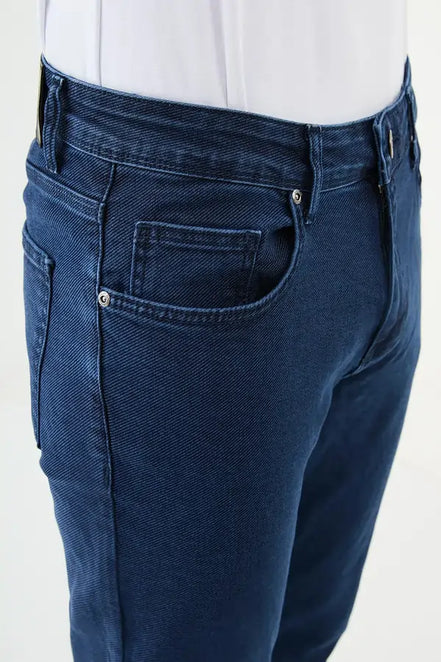 Navy Blue Slim Fit Jeans