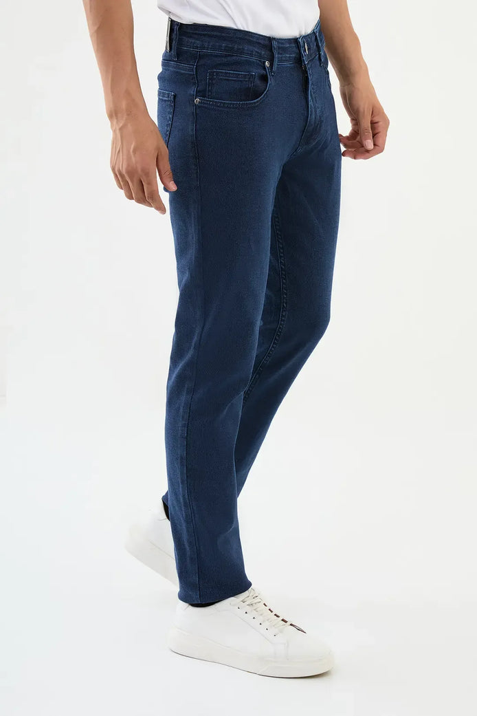 Navy Blue Slim Fit Jeans