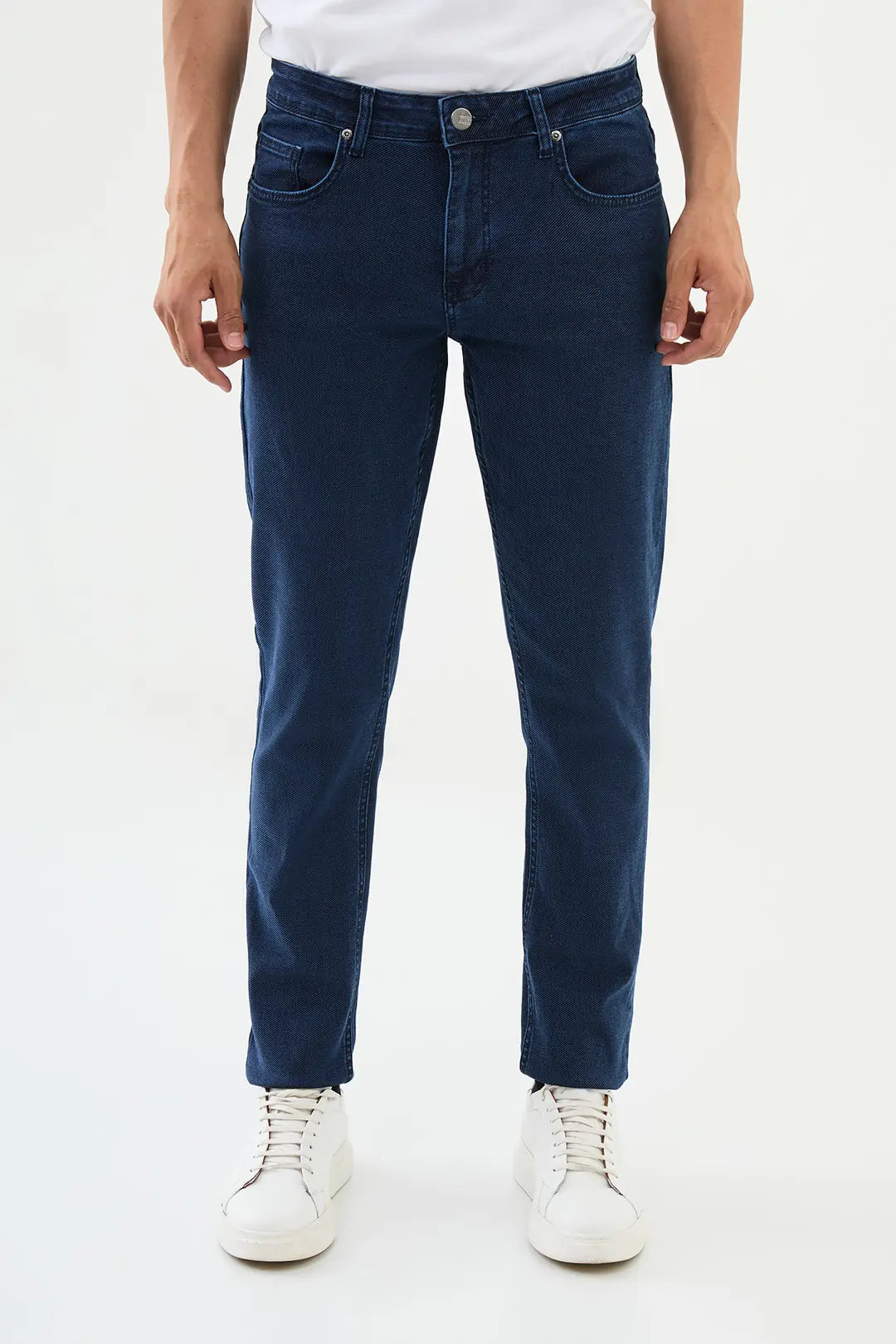 Navy Blue Slim Fit Jeans
