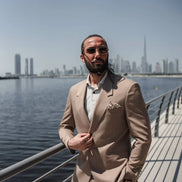 Marion 2 Piece Buckle Brown Suit