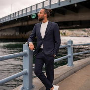 Marion 2 Piece Navy Blue Suit