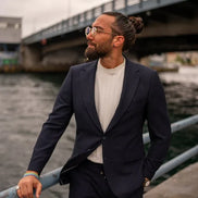 Marion 2 Piece Navy Blue Suit