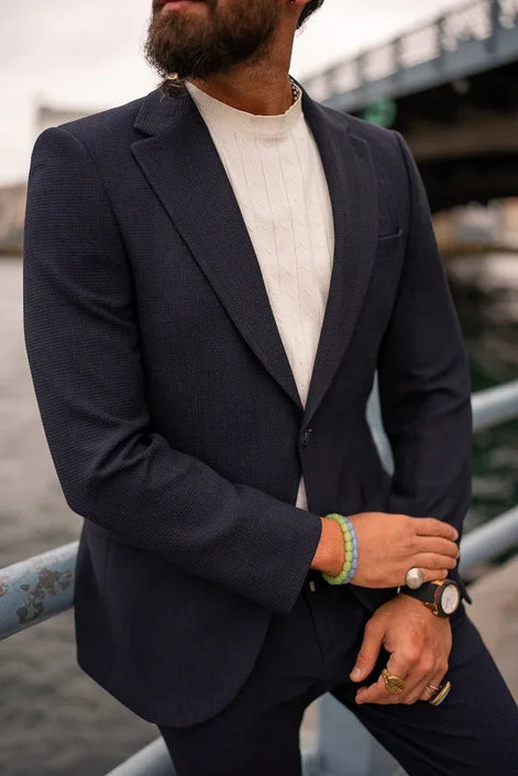 Marion 2 Piece Navy Blue Suit