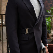 Marion 2 Piece Metal Buckle Black Suit