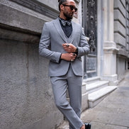 Cromulent Gray Slim Fit Tuxedo