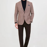 Men's Camel Wool Blazer