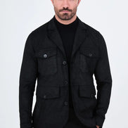 Men's Safari Jacket Black
