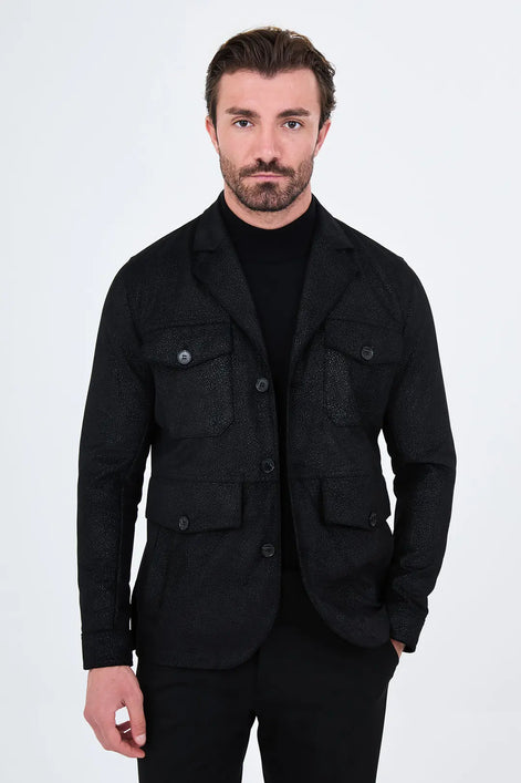 Men's Safari Jacket Black