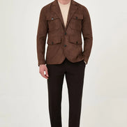 Men's Brown Safari Jacket