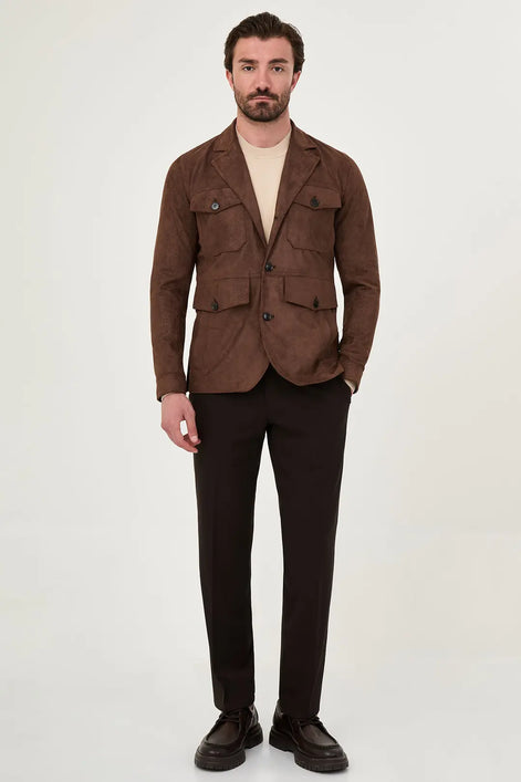 Men's Brown Safari Jacket