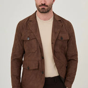 Men's Safari Jacket Brown