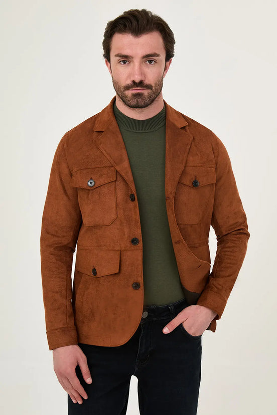 Men's Safari Jacket Rust
