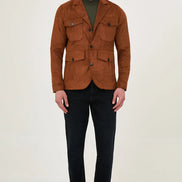 Men's Safari Jacket Rust