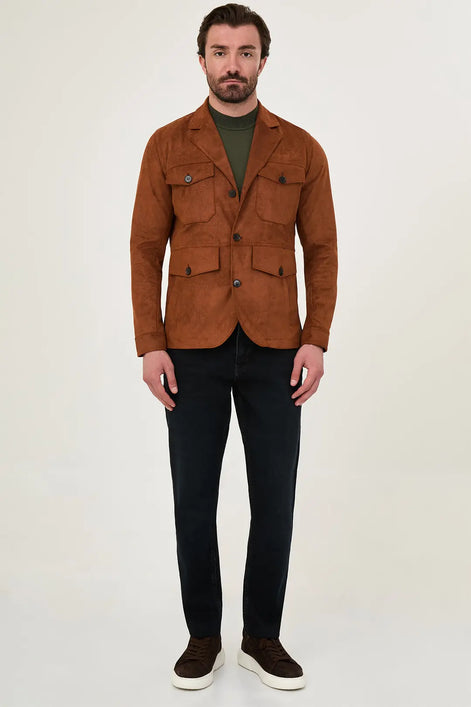 Men's Safari Jacket Rust