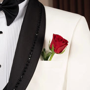 Men's Shawl Lapel White Tuxedo