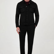 Men's Black Suede Jacket