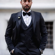 Sioux Slim Fit Shawl Lapel Black Tuxedo