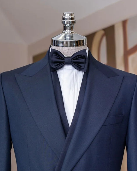 Navy Blue Italian Style Tuxedo