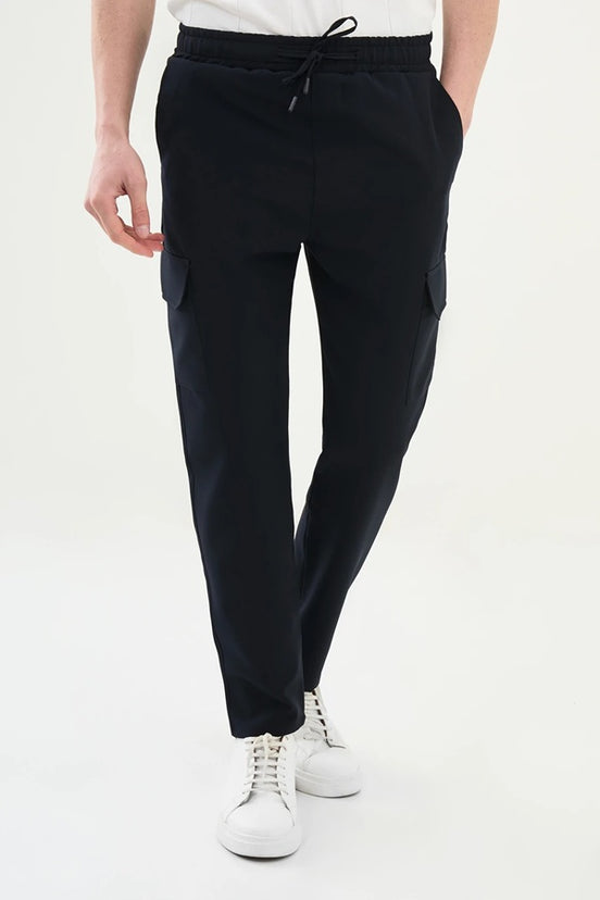 Navy Cargo Pants