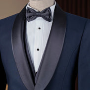 Noir Prestige 3 Piece Tuxedo - Navy Blue