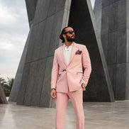 Marion 2 Piece Buckle Pink Suit