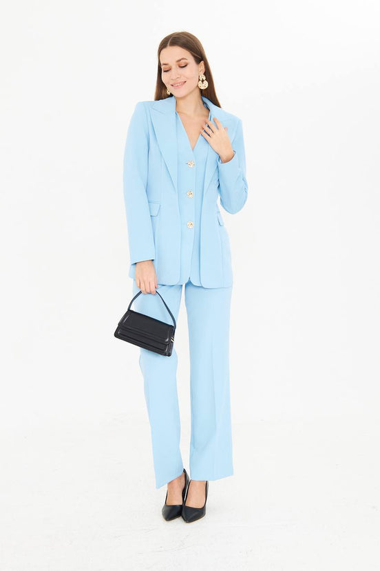 Sky Blue Suit Women