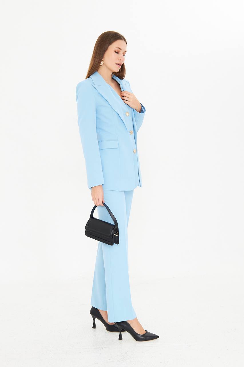 Light Blue Suit Women