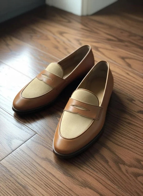 Brown Penny Loafers