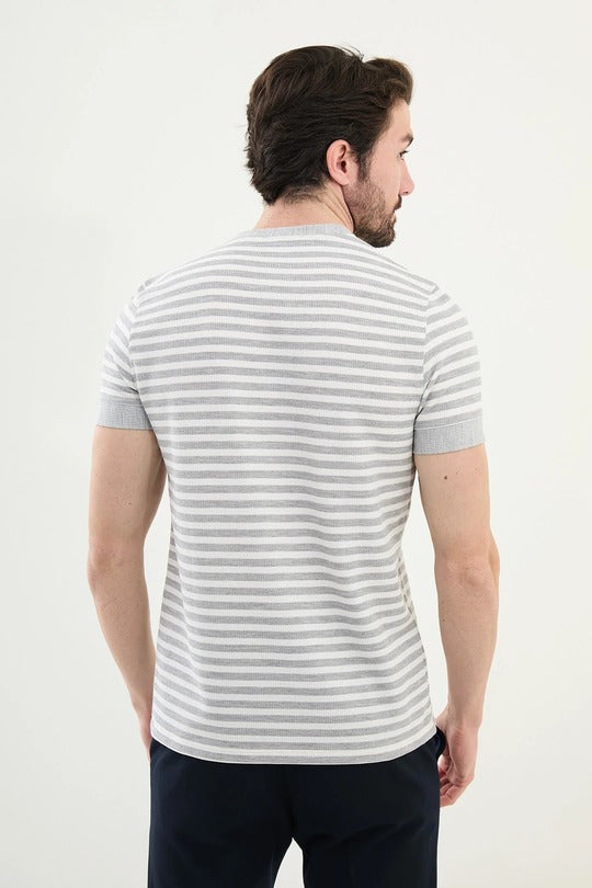 Grey Crew Neck T-Shirt