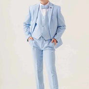 Sturgis Baby Blue Slim Fit Boys Suit