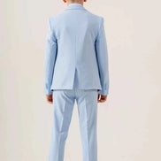 Sturgis Baby Blue Slim Fit Boys Suit