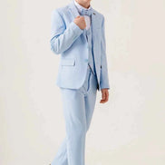 Sturgis Baby Blue Slim Fit Boys Suit