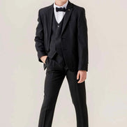 Sturgis Black Slim Fit Boys Suit