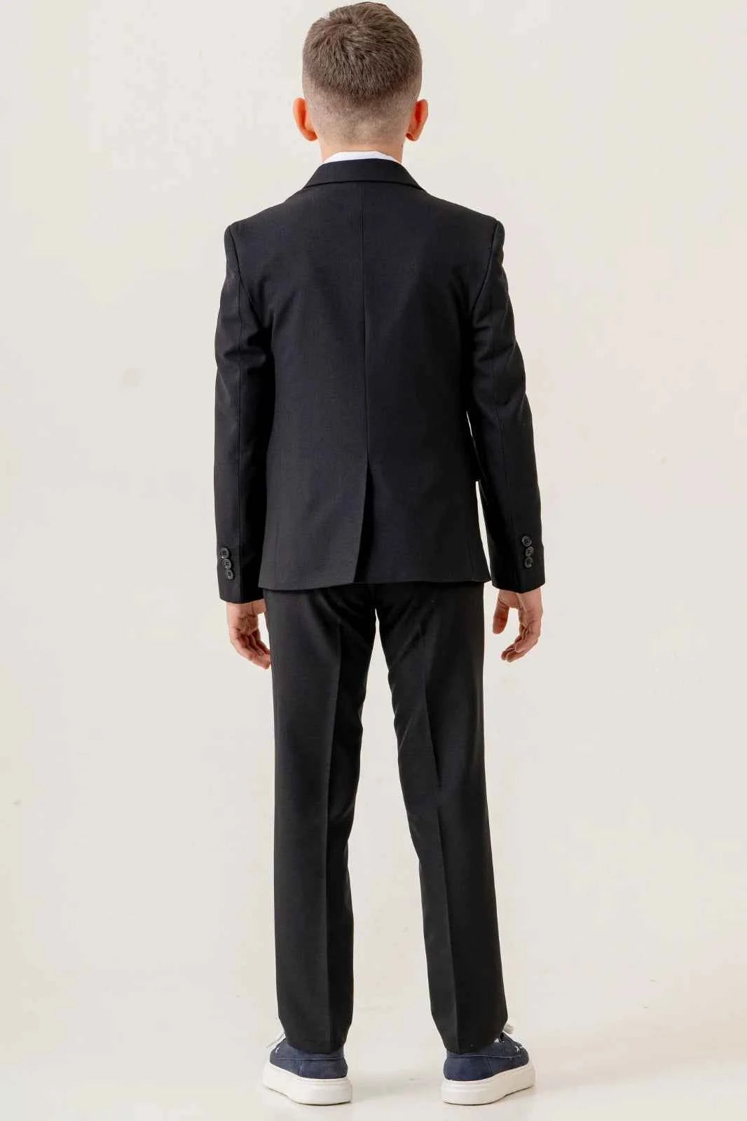 Sturgis Black Slim Fit Boys Suit