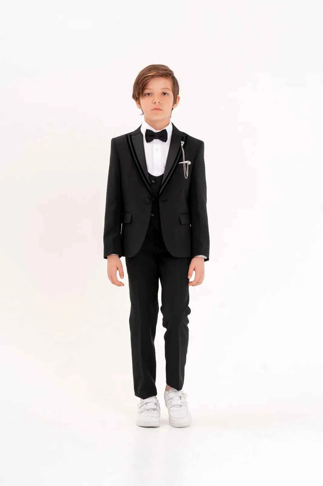 Sturgis Black Slim Fit Peak Lapel Boy Tuxedo