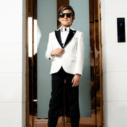 |Kids White Tuxedo